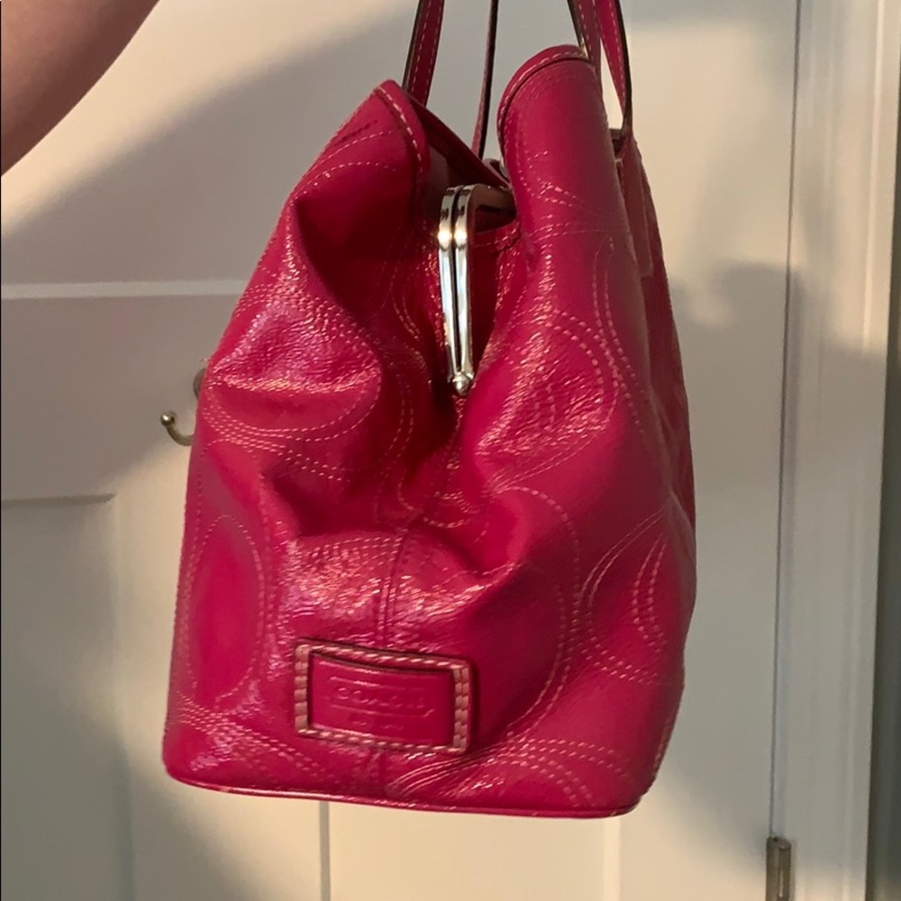 Coach - all season patent satchel - Picture 4 of 12